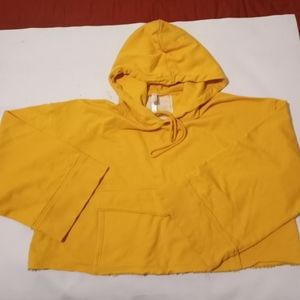 F P movement cropped hoodie